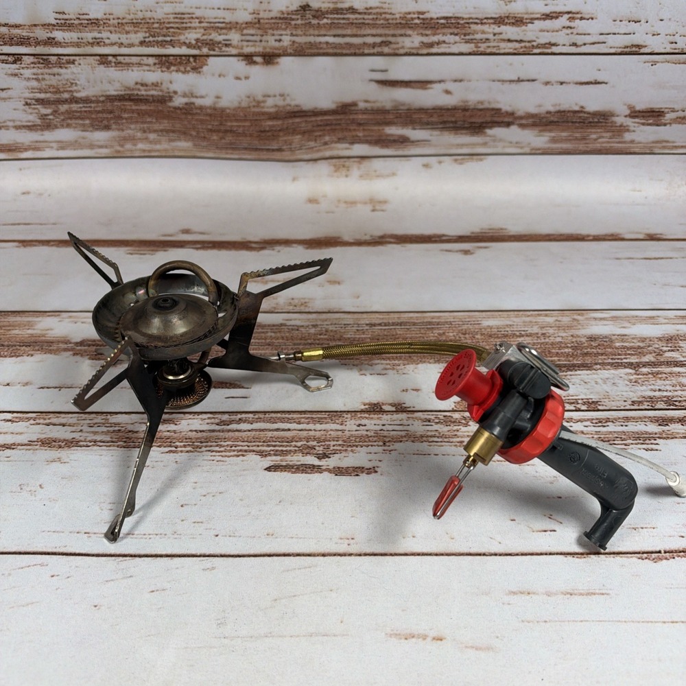 MSR Whisperlite Camping Stove System 6633 Dual Fuel Aluminum Used
